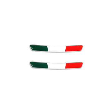 3D Sticker Italia per Leva del Cambio Alfa Giulia e Stelvio, Set da 2